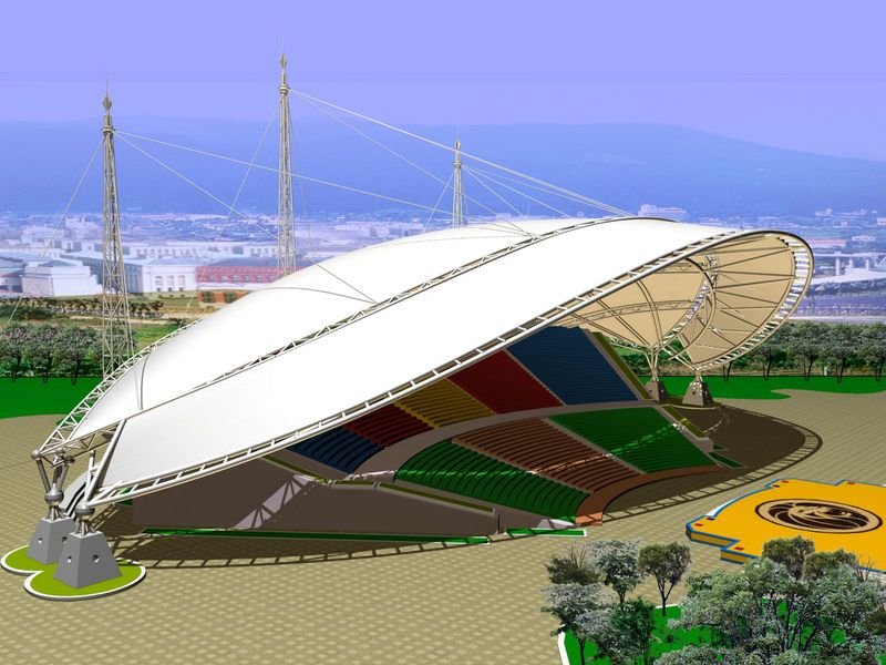 汉中体育场膜结构